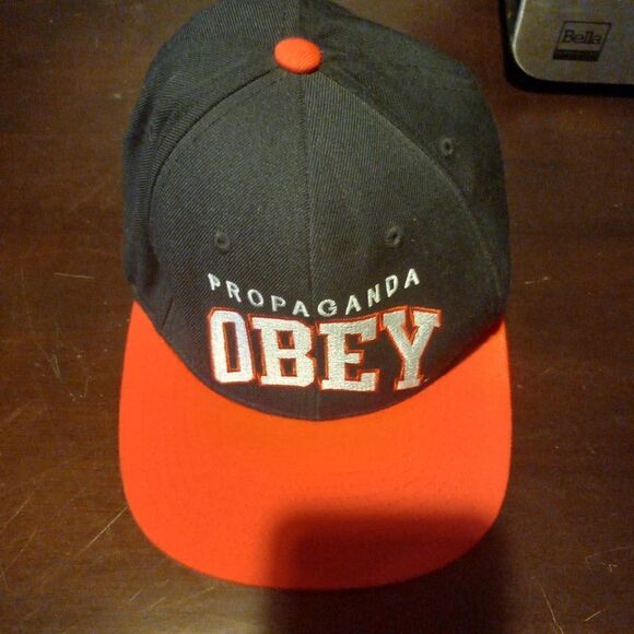Obey Propaganda Snapback Adjustable Baseball Cap - Picture 1 of 5